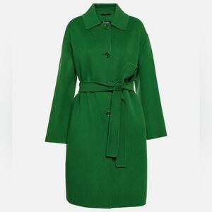 S' Max Mara Nizza Virgin Wool Coat  - Green